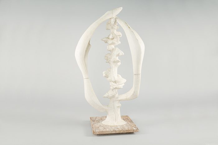 Plaster maquette of the Evolution of Man sculpture